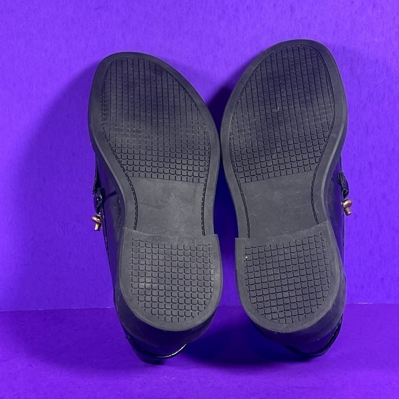 Steve Madden Karmine Black Leather Slip-On Loafers Shoe Size 7-NEW - Picture 8 of 9